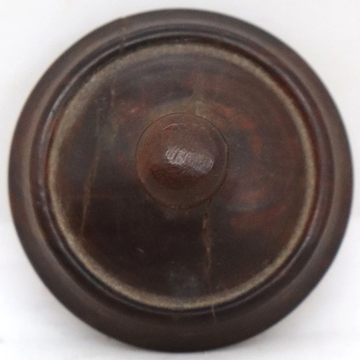 English Georgian Treen Laburnum Wood Two-Part Jar or Box