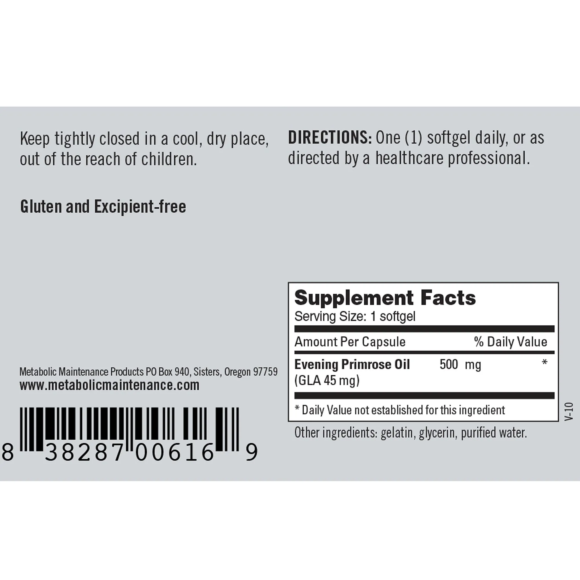 Evening Primrose Oil 500mg