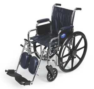 Excel Wheelchair, Removable Desk-Length Arms, Elevating Leg Rests, 16"