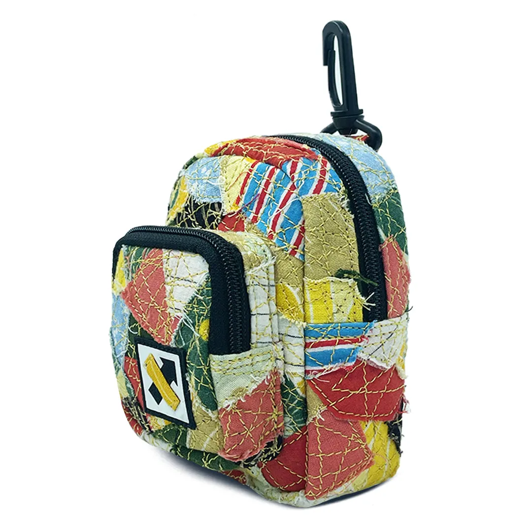 FABRIC SHREDS 251.125 MINI BACKPACK TRINKET
