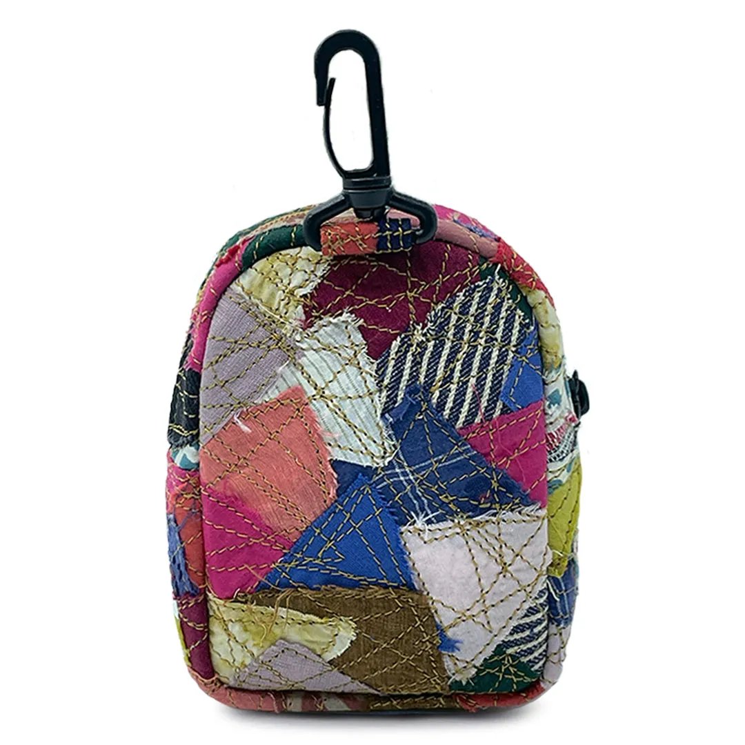 FABRIC SHREDS 251.64 MINI BACKPACK TRINKET