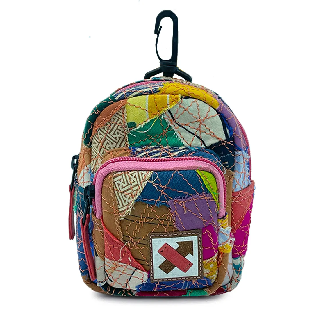 FABRIC SHREDS 251.67 MINI BACKPACK TRINKET