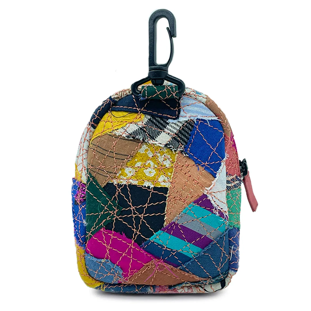 FABRIC SHREDS 251.67 MINI BACKPACK TRINKET