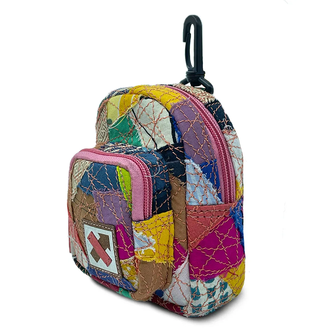 FABRIC SHREDS 251.67 MINI BACKPACK TRINKET