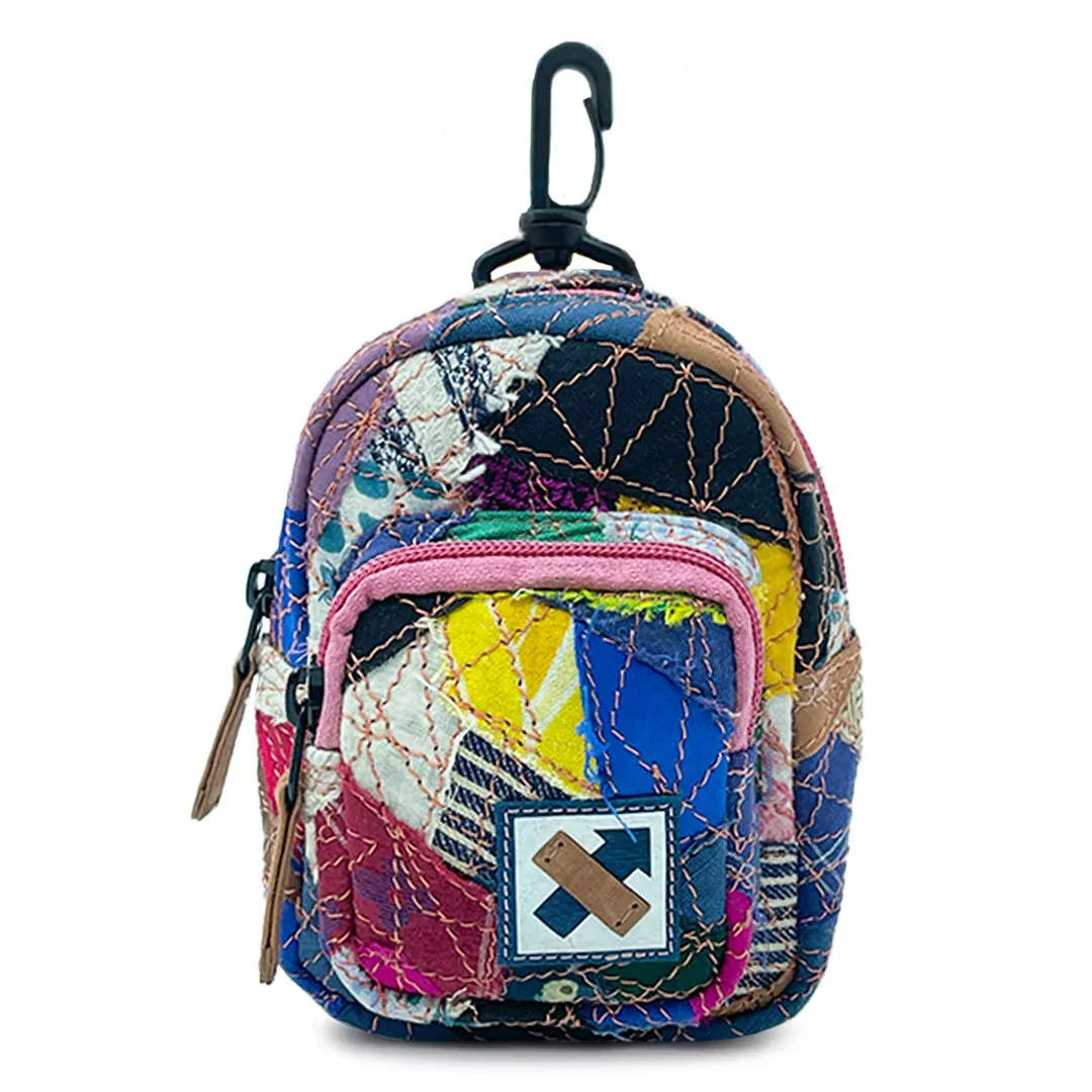 FABRIC SHREDS 251.68 MINI BACKPACK TRINKET