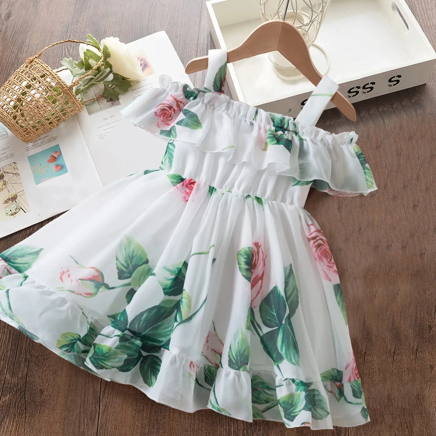 Floral Ruffle Dress