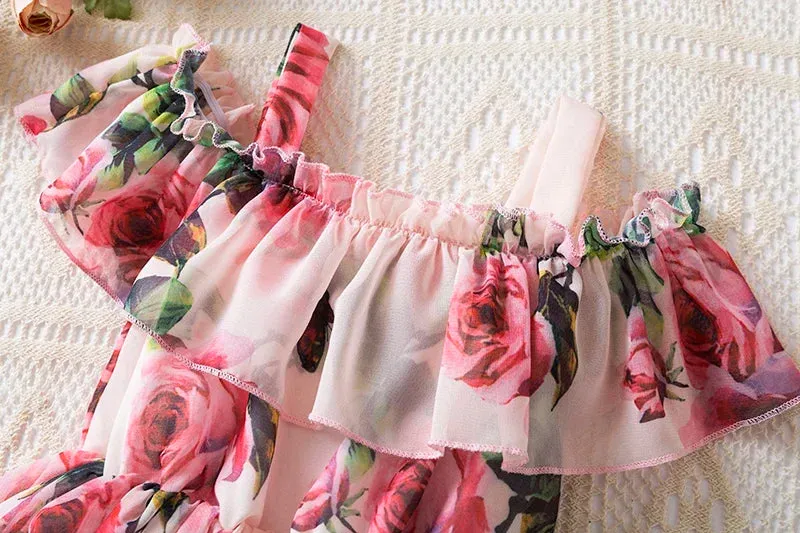 Floral Ruffle Dress