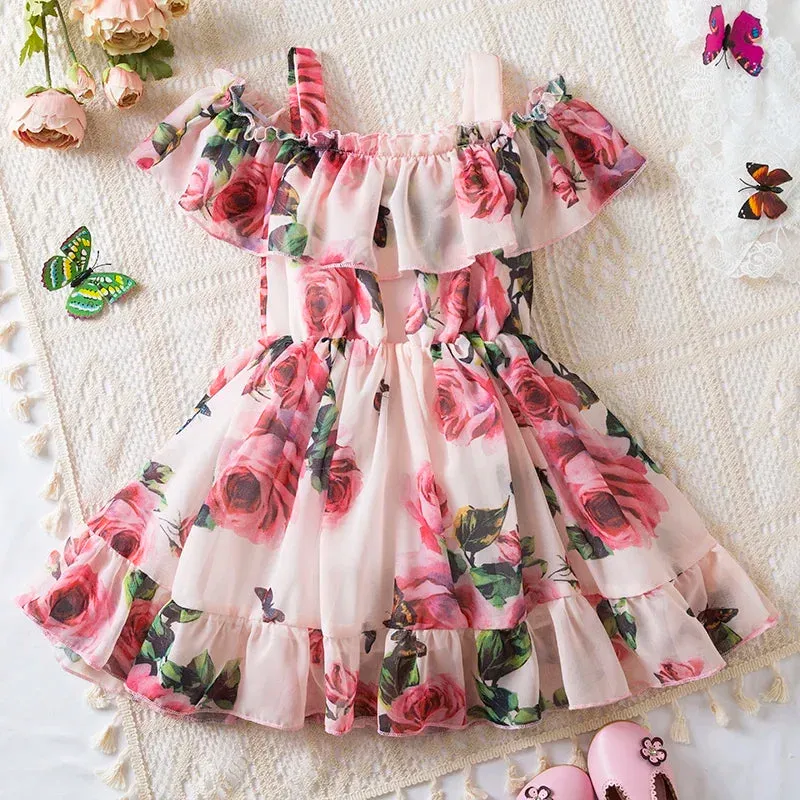 Floral Ruffle Dress