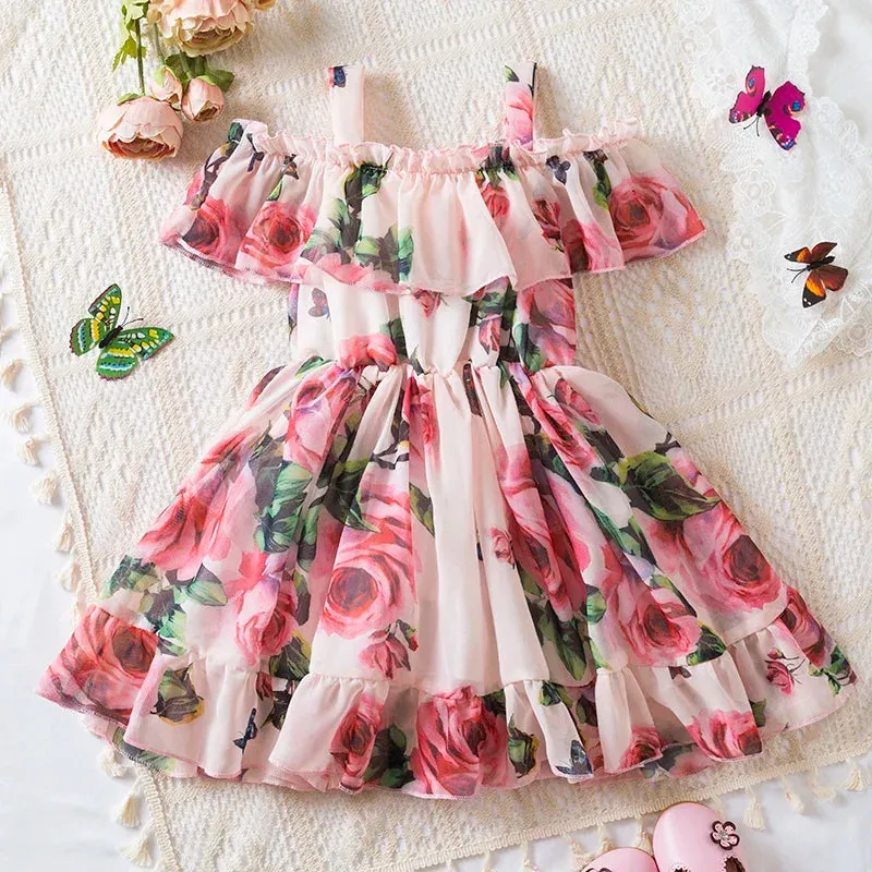 Floral Ruffle Dress