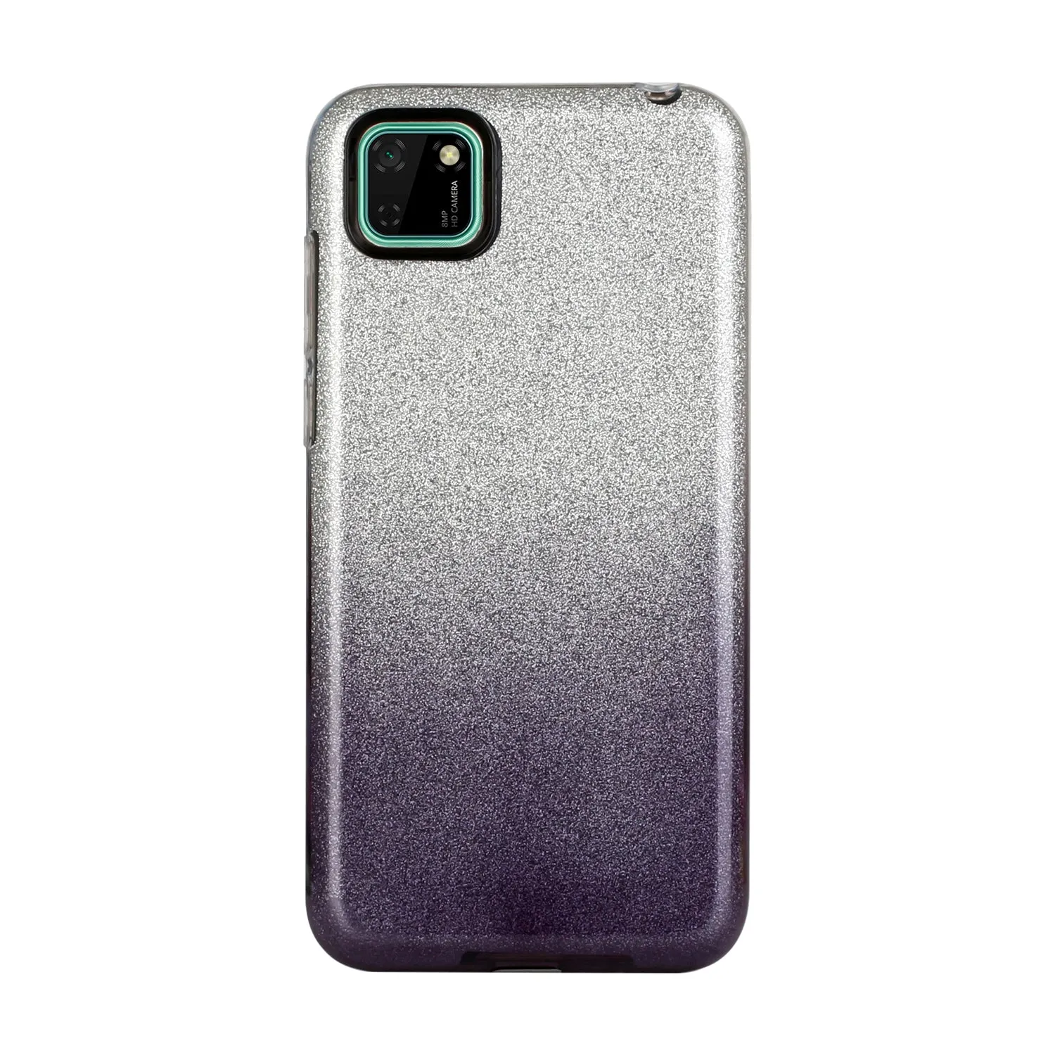 For HUAWEI Mate 30/Nova 5I pro/Mate 30 Pro/PSmart /Y5P/Y6P 2020 Phone Case Gradient Color Glitter Powder Phone Cover with Airbag Bracket black