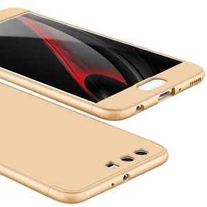 For HUAWEI P10 Plus Ultra Slim Back Cover Non-slip Shockproof 360 Degree Full Protective Case Gold