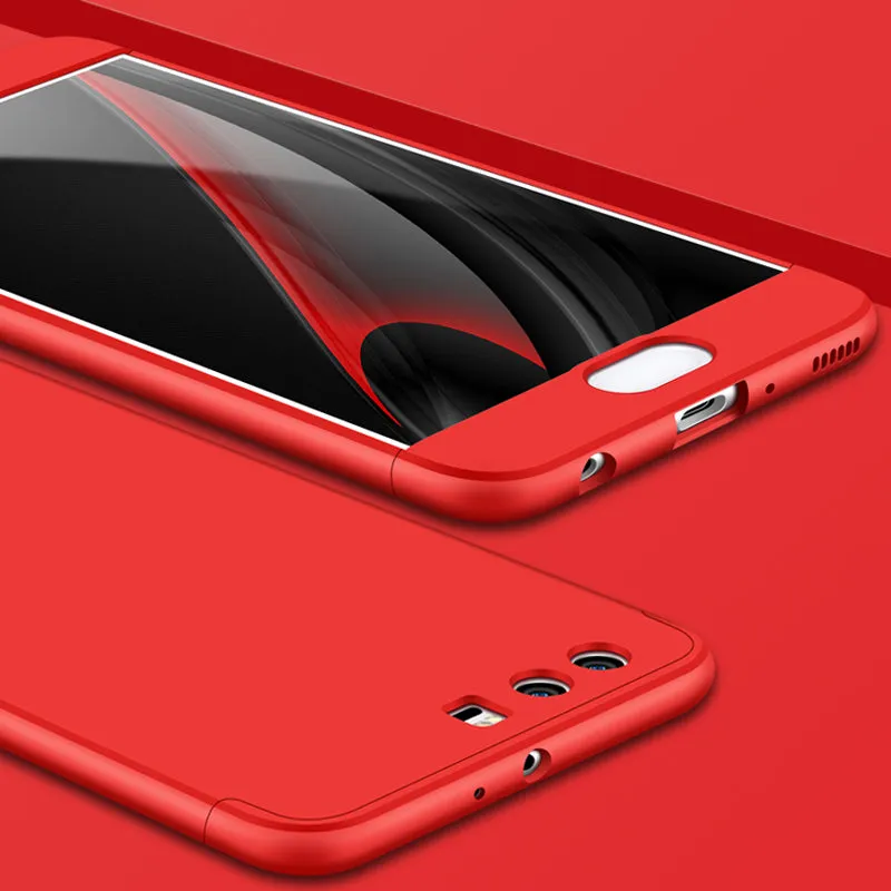 For HUAWEI P10 Plus Ultra Slim Back Cover Non-slip Shockproof 360 Degree Full Protective Case Gold