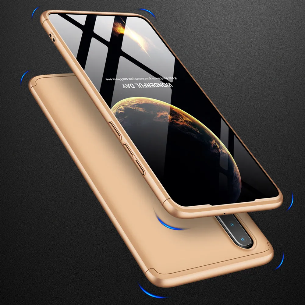 For HUAWEI P30 LITE Ultra Slim PC Back Cover Non-slip Shockproof 360 Degree Full Protective Case gold