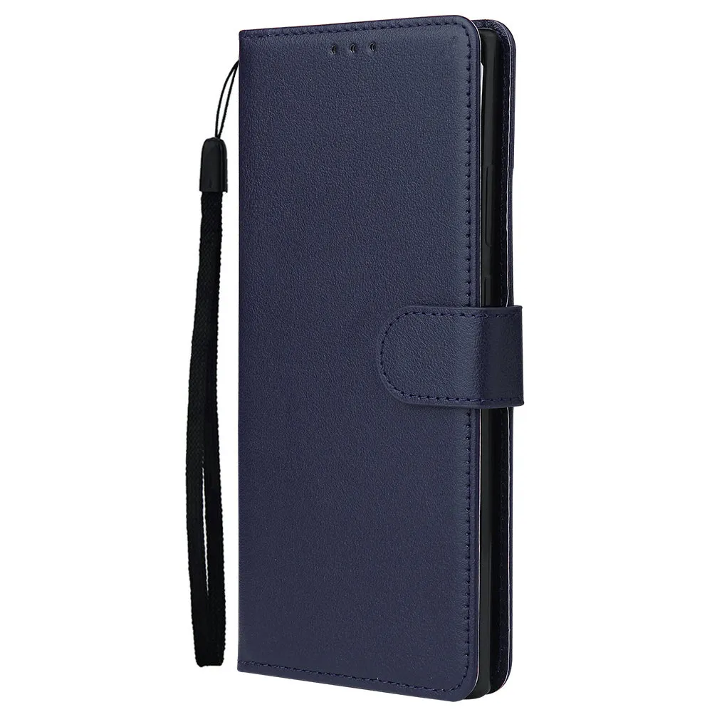 For HUAWEI PSmart 2020/Y5P/Y6P PU Leather Mobile Phone Cover with 3 Cards Slots Phone Frame Rose gold