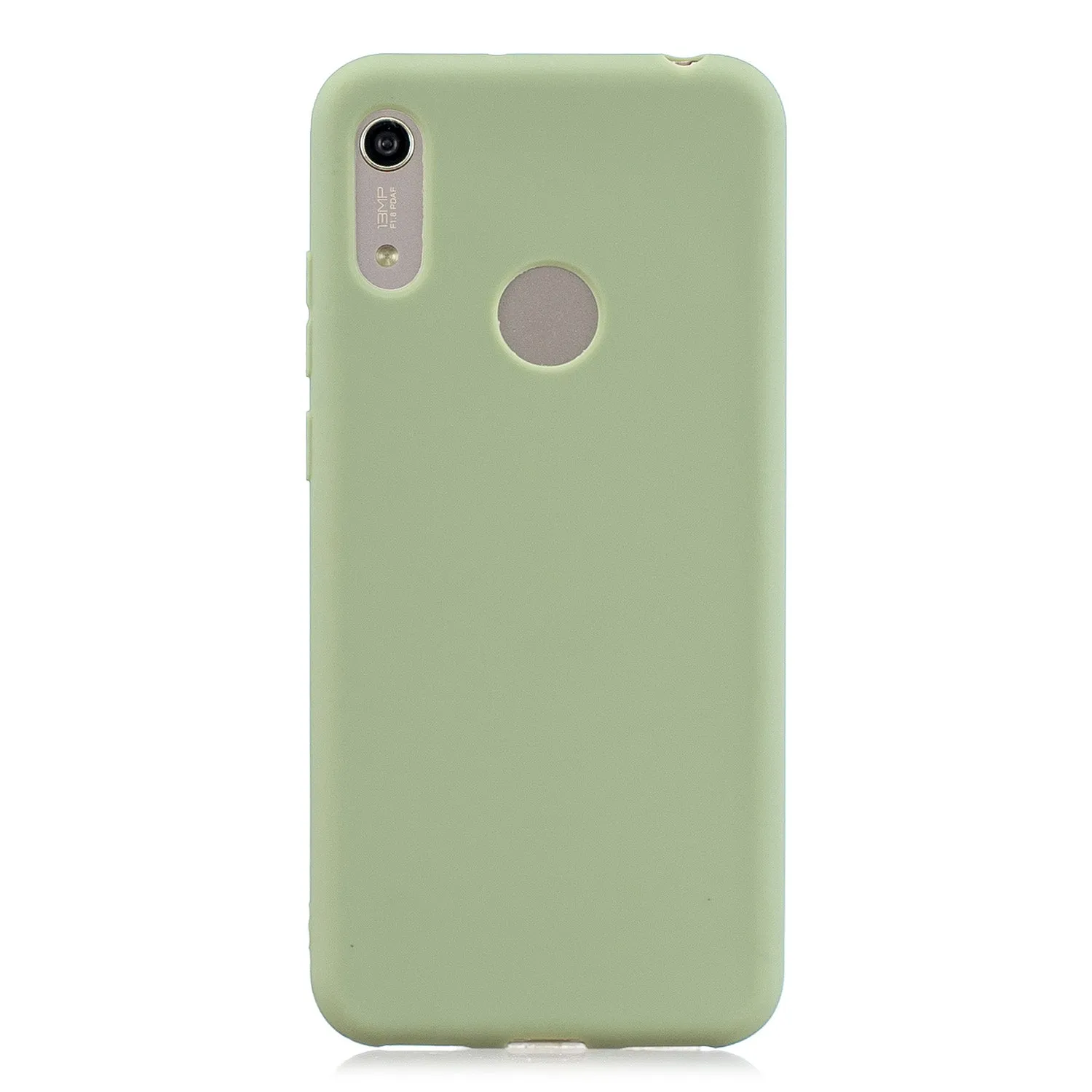 For HUAWEI Y6 2019 Lovely Candy Color Matte TPU Anti-scratch Non-slip Protective Cover Back Case 10