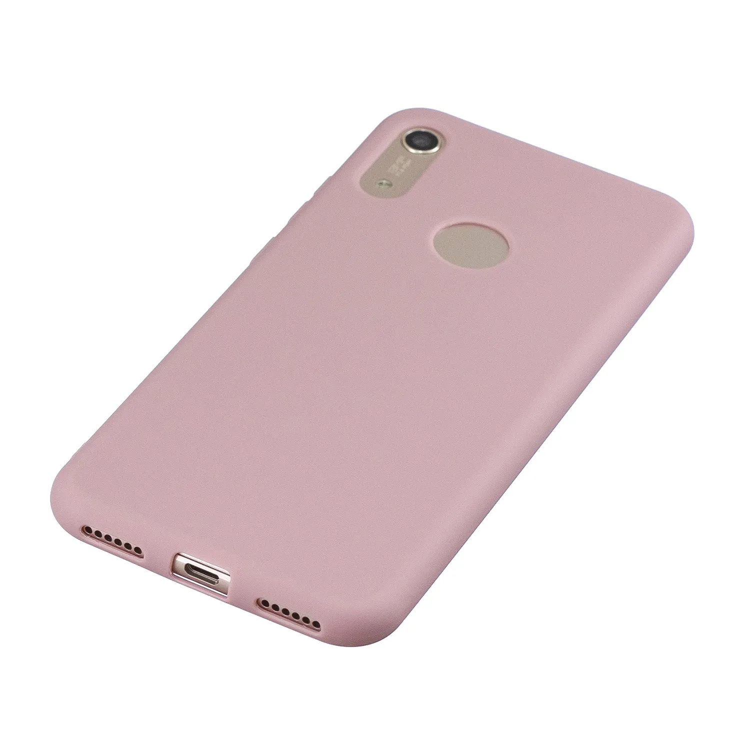 For HUAWEI Y6 2019 Lovely Candy Color Matte TPU Anti-scratch Non-slip Protective Cover Back Case 10