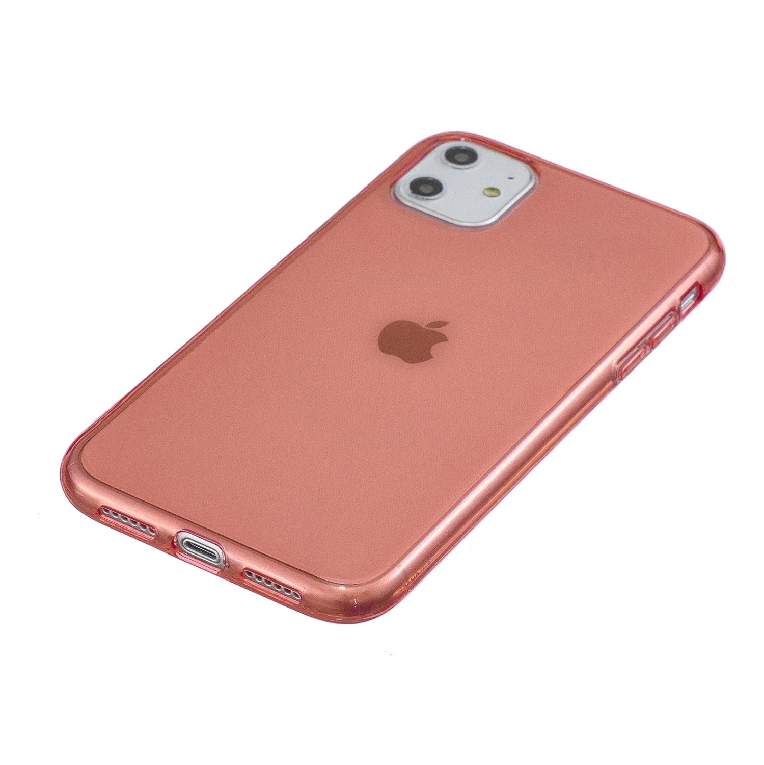 for iPhone 11 / 11 Pro / 11 Pro Max Clear Colorful TPU Back Cover Cellphone Case Shell Light blue