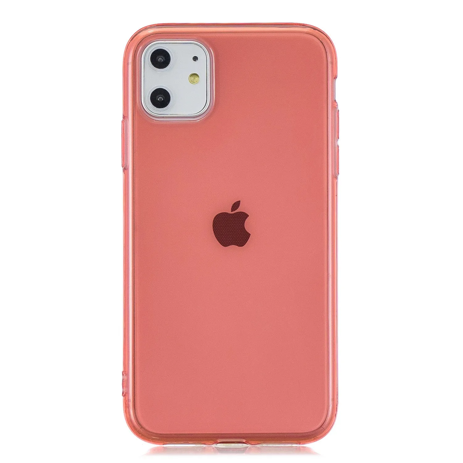 for iPhone 11 / 11 Pro / 11 Pro Max Clear Colorful TPU Back Cover Cellphone Case Shell Light blue