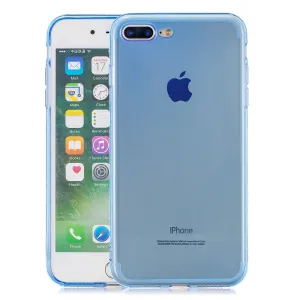 for iPhone 6/6S / 6 Plus/6S Plus / 7/8 / 7 Plus/8 Plus Clear Colorful TPU Back Cover Cellphone Case Shell Light blue
