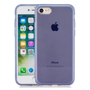 for iPhone 6/6S / 6 Plus/6S Plus / 7/8 / 7 Plus/8 Plus Clear Colorful TPU Back Cover Cellphone Case Shell Royal Blue