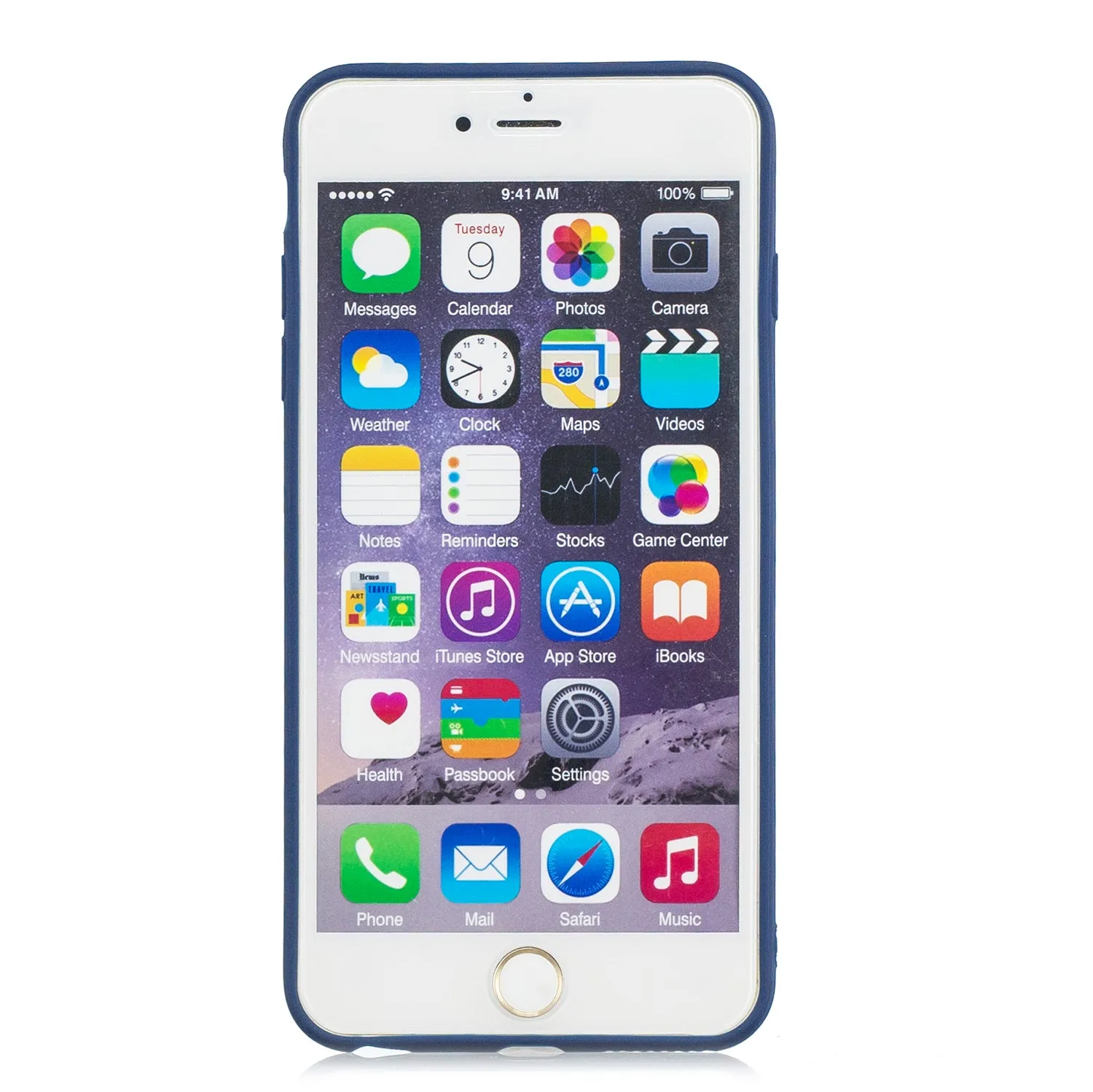 for iPhone 6/6S Lovely Candy Color Matte TPU Anti-scratch Non-slip Protective Cover Back Case Light pink