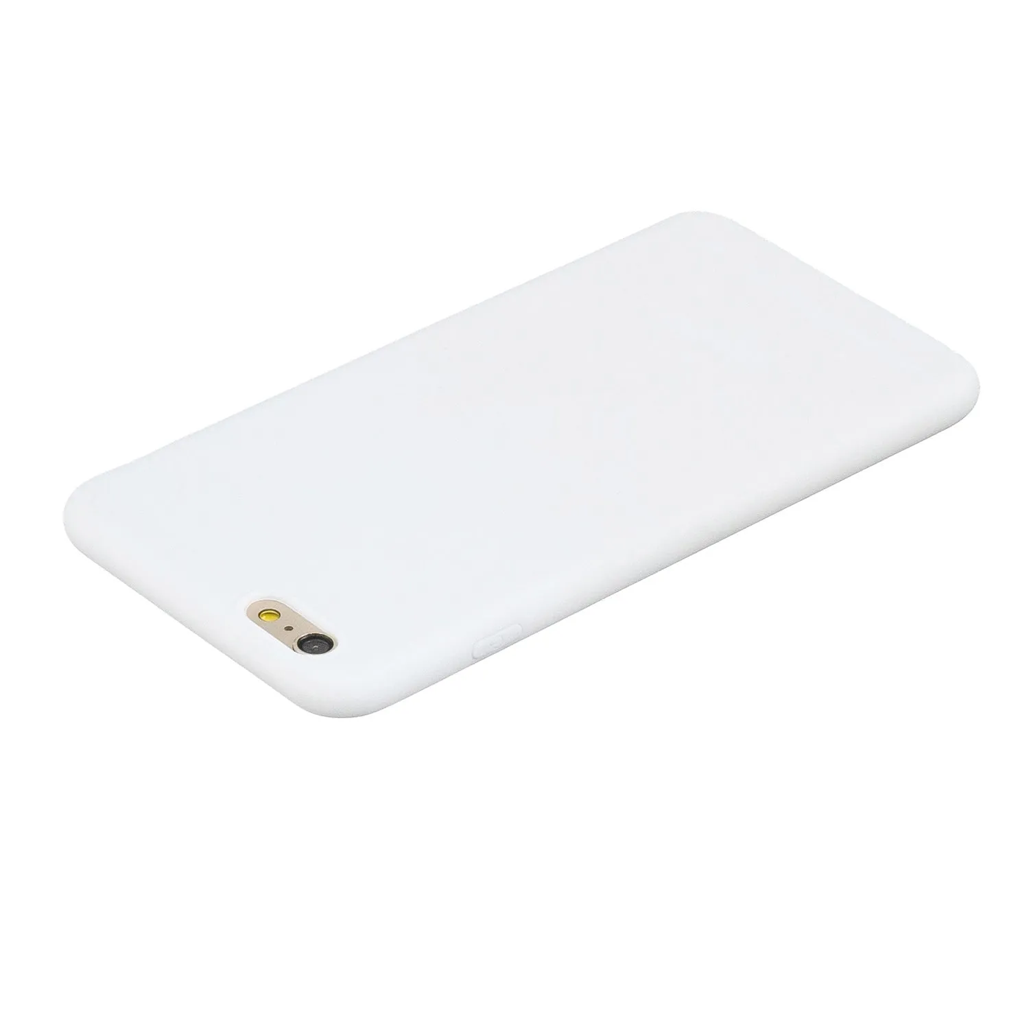 for iPhone 6/6S Lovely Candy Color Matte TPU Anti-scratch Non-slip Protective Cover Back Case white