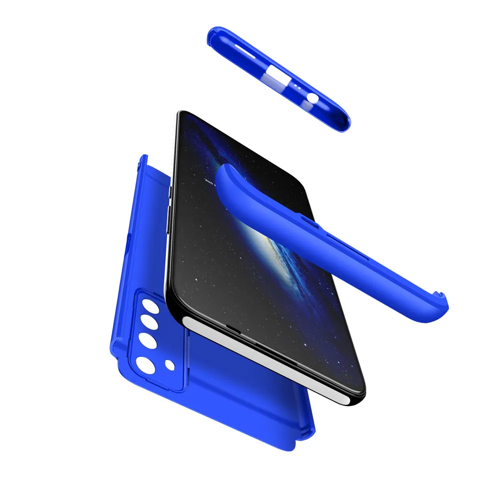 For OPPO Realme 6 Mobile Phone Cover 360 Degree Full Protection Phone Case blue