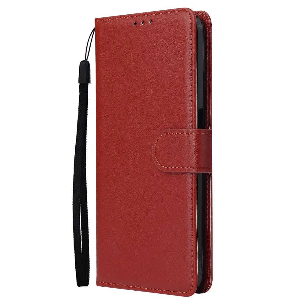For OPPO Realme C3/Realme 6 PU Leather Mobile Phone Cover with 3 Cards Slots Phone Frame Rose gold