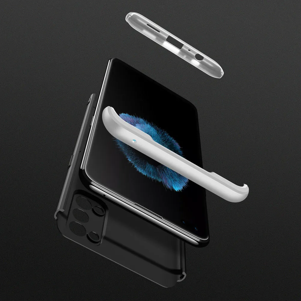 For OPPO Reno 4 /Reno 4 Pro International Edition Mobile Phone Cover 360 Degree Full Protection Phone Case black