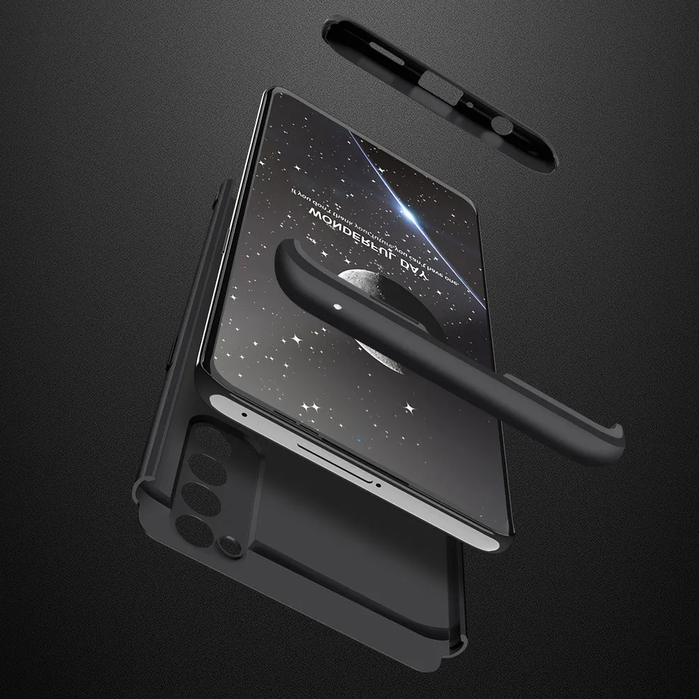 For OPPO Reno 4 /Reno 4 Pro International Edition Mobile Phone Cover 360 Degree Full Protection Phone Case black