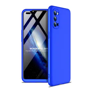 For OPPO Reno 4 /Reno 4 Pro International Edition Mobile Phone Cover 360 Degree Full Protection Phone Case blue