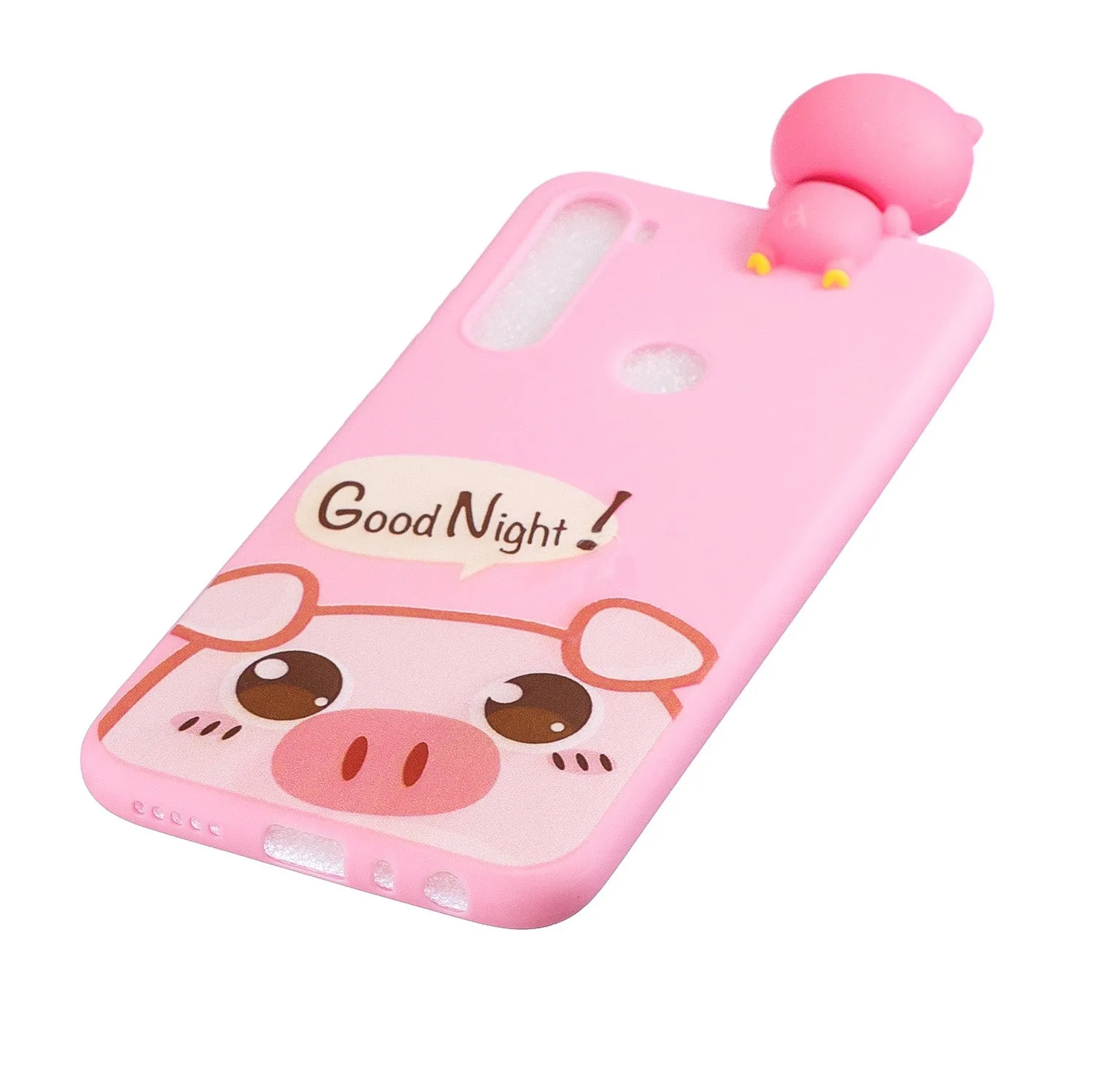 For Redmi NOTE 8 NOTE 8 pro 3D Color Painting Pattern Drop Protection Soft TPU Back Cover Mobile Phone Case Rose red