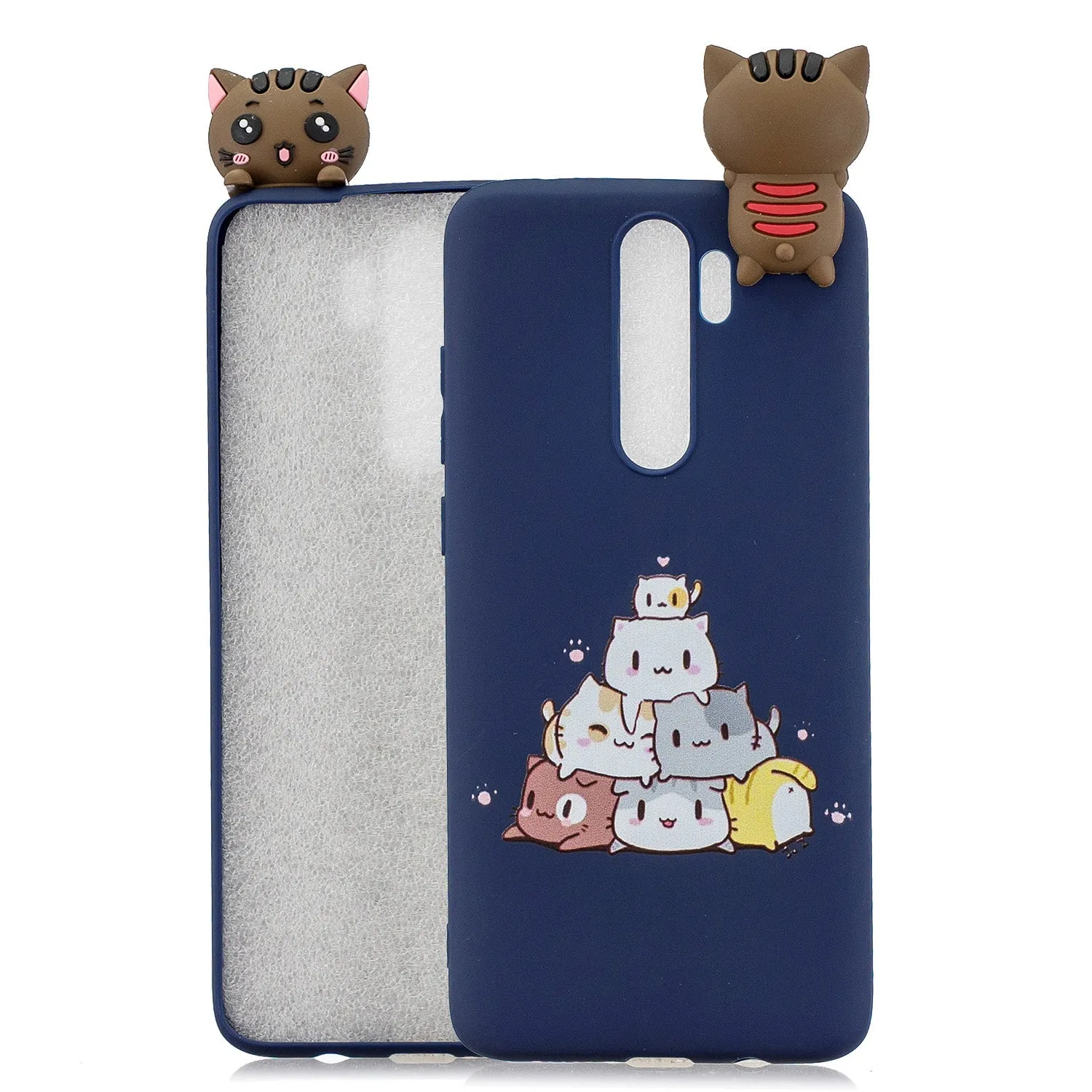 For Redmi NOTE 8 NOTE 8 pro 3D Color Painting Pattern Drop Protection Soft TPU Back Cover Mobile Phone Case sapphire