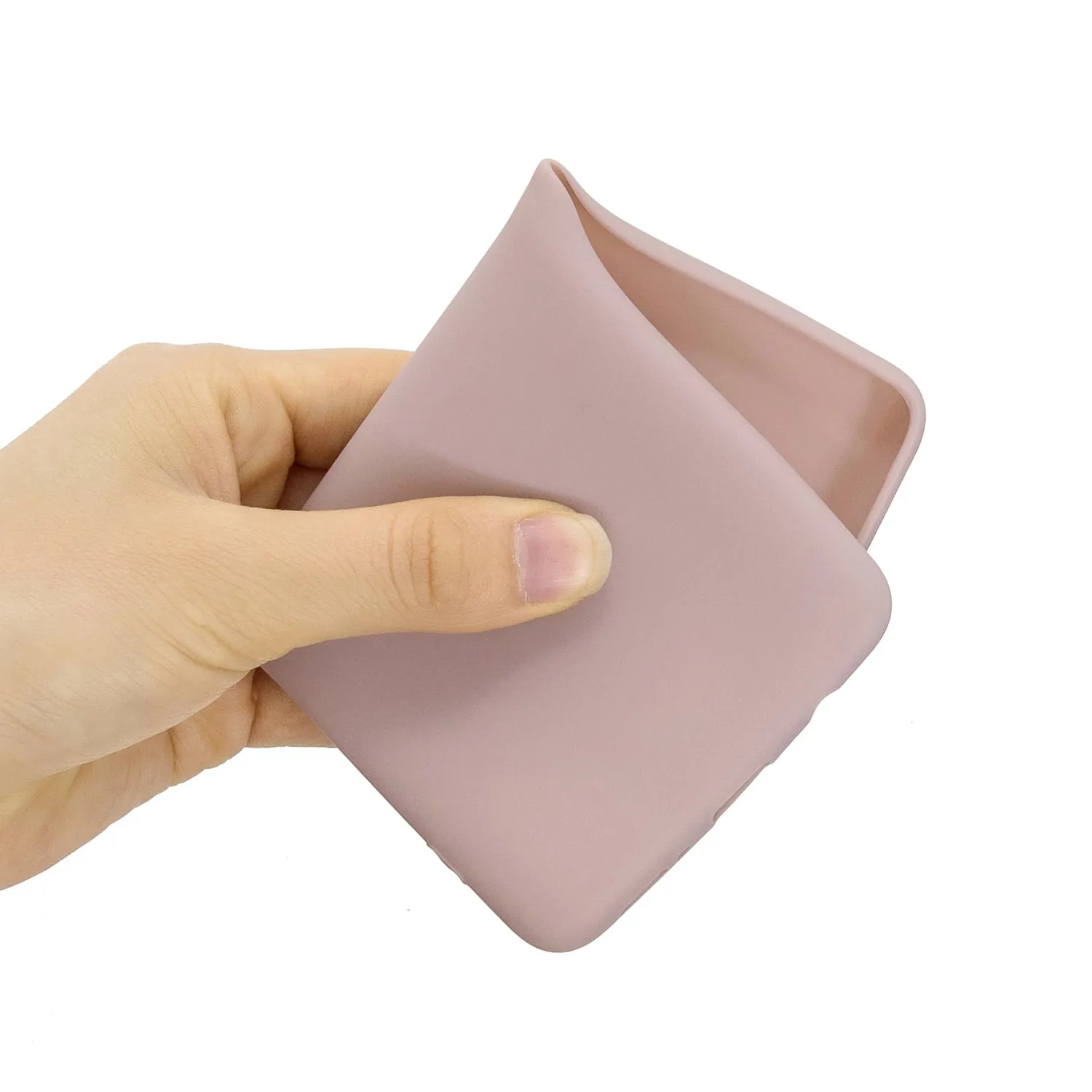 For Samsung A01/ A11/A21/A41/A51/A71/A81/A91 Mobile Phone Case Lovely Candy Color Matte TPU Anti-scratch Non-slip Protective Cover Back Case 11 lotus root pink