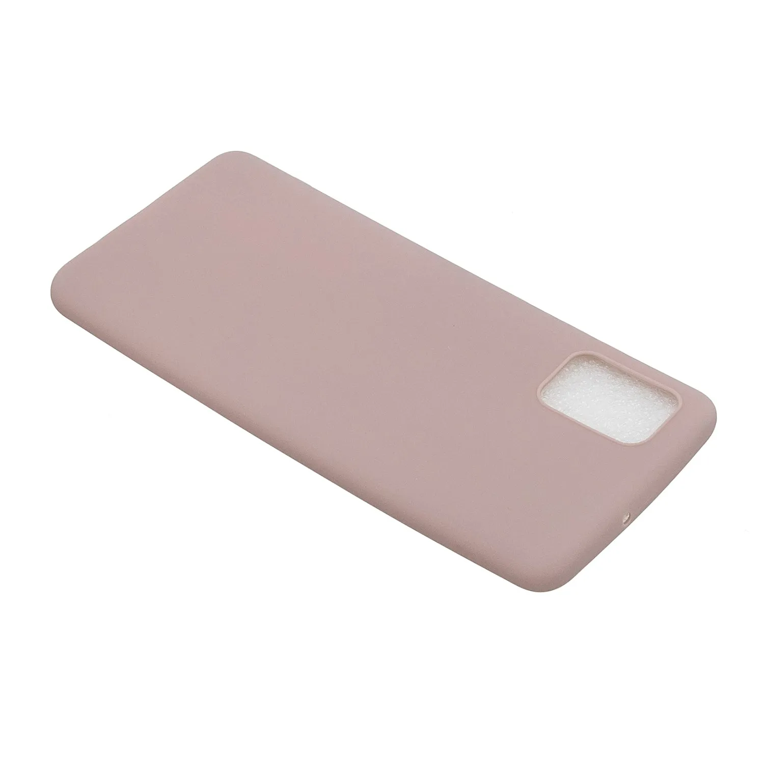 For Samsung A01/ A11/A21/A41/A51/A71/A81/A91 Mobile Phone Case Lovely Candy Color Matte TPU Anti-scratch Non-slip Protective Cover Back Case 11 lotus root pink
