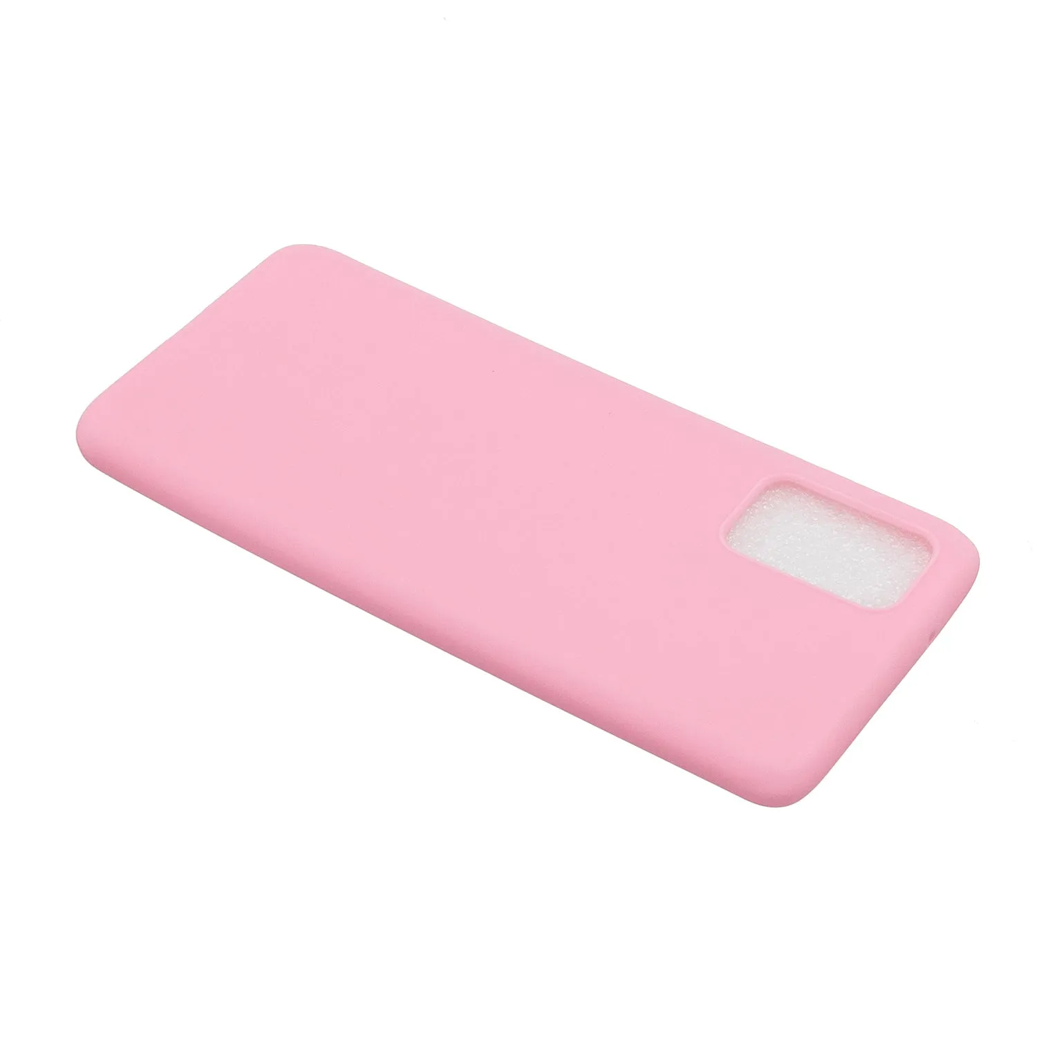 For Samsung A01/ A11/A21/A41/A51/A71/A81/A91 Mobile Phone Case Lovely Candy Color Matte TPU Anti-scratch Non-slip Protective Cover Back Case 5 dark pink