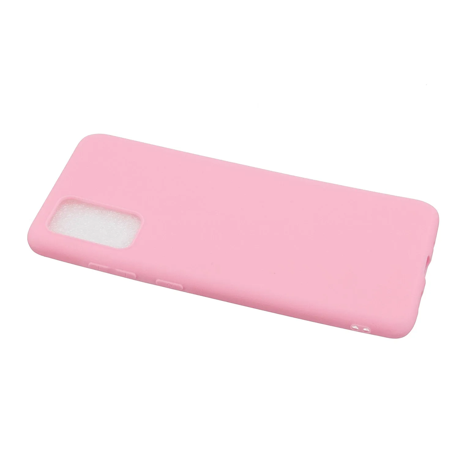 For Samsung A01/ A11/A21/A41/A51/A71/A81/A91 Mobile Phone Case Lovely Candy Color Matte TPU Anti-scratch Non-slip Protective Cover Back Case 5 dark pink