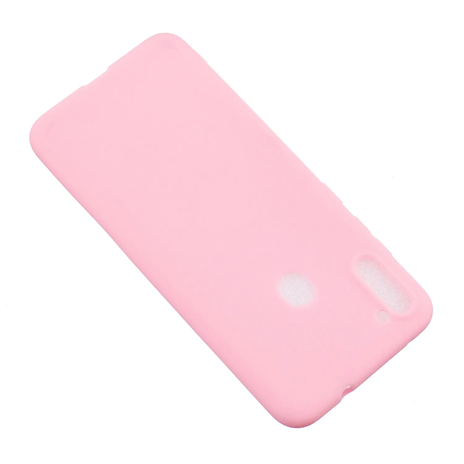 For Samsung A01/ A11/A21/A41/A51/A71/A81/A91 Mobile Phone Case Lovely Candy Color Matte TPU Anti-scratch Non-slip Protective Cover Back Case 5 dark pink