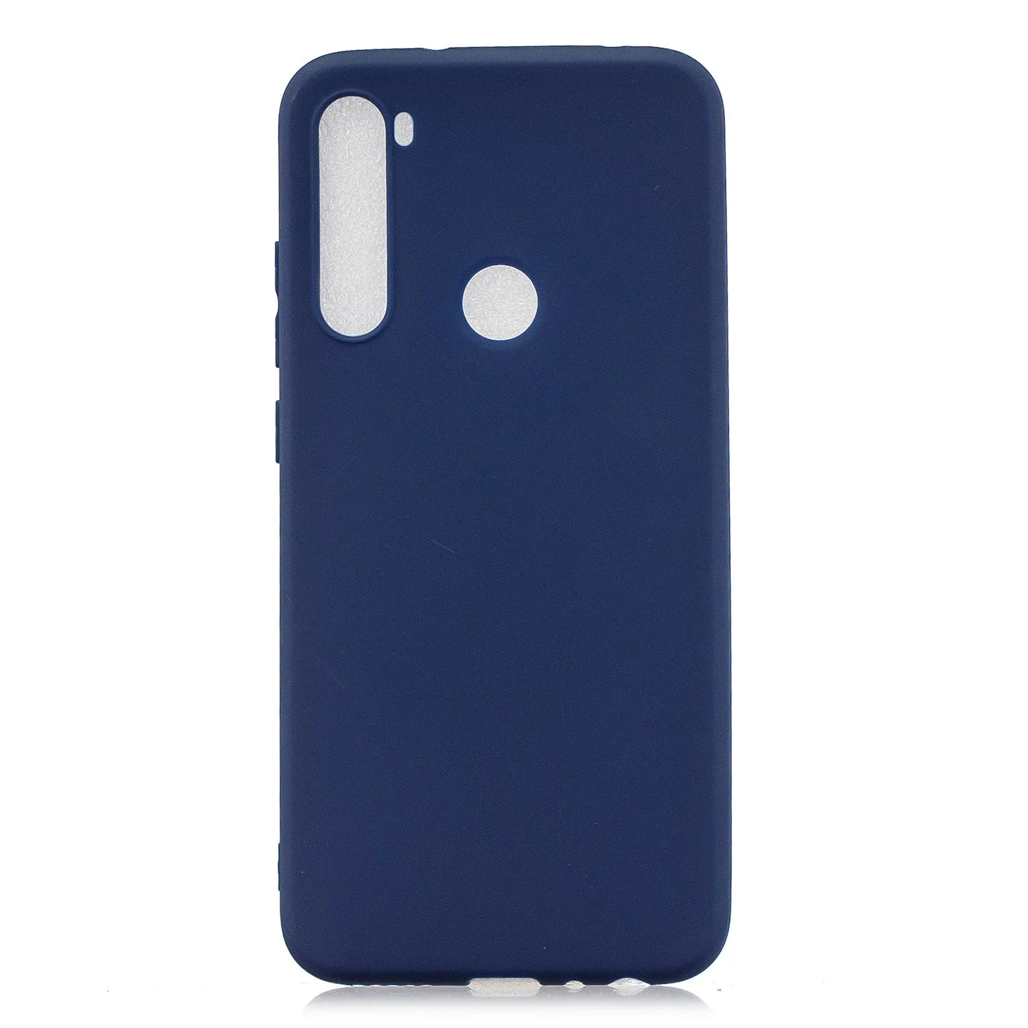 For Samsung A01/ A11/A21/A41/A51/A71/A81/A91 Mobile Phone Case Lovely Candy Color Matte TPU Anti-scratch Non-slip Protective Cover Back Case 7 royal blue