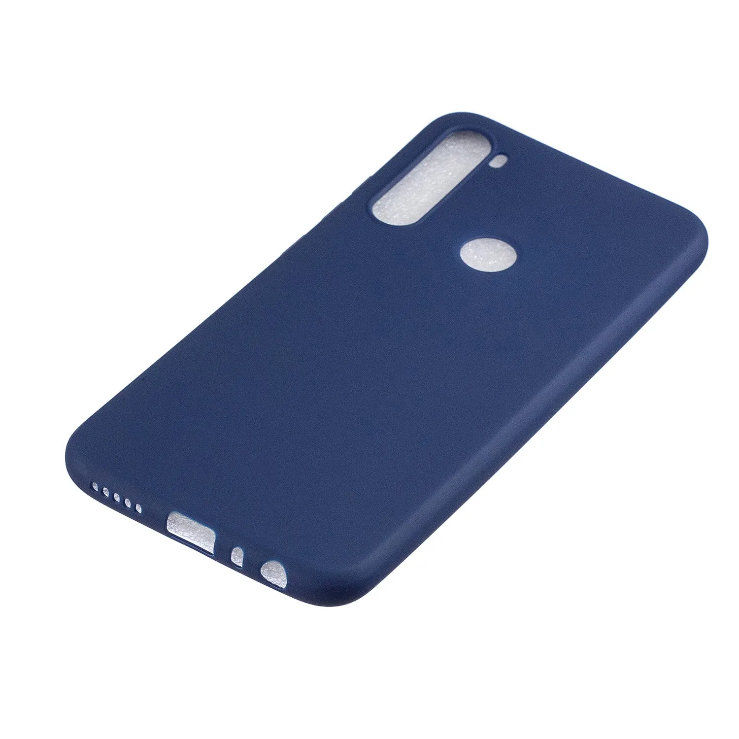 For Samsung A01/ A11/A21/A41/A51/A71/A81/A91 Mobile Phone Case Lovely Candy Color Matte TPU Anti-scratch Non-slip Protective Cover Back Case 7 royal blue