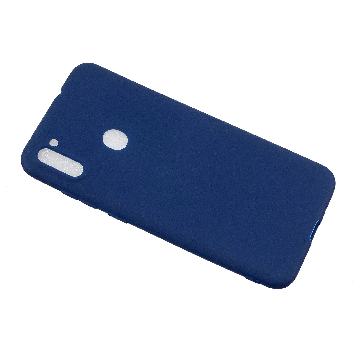For Samsung A01/ A11/A21/A41/A51/A71/A81/A91 Mobile Phone Case Lovely Candy Color Matte TPU Anti-scratch Non-slip Protective Cover Back Case 7 royal blue
