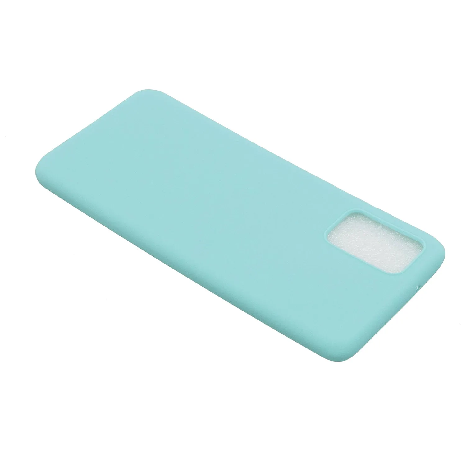 For Samsung A01/ A11/A21/A41/A51/A71/A81/A91 Mobile Phone Case Lovely Candy Color Matte TPU Anti-scratch Non-slip Protective Cover Back Case 8 light blue