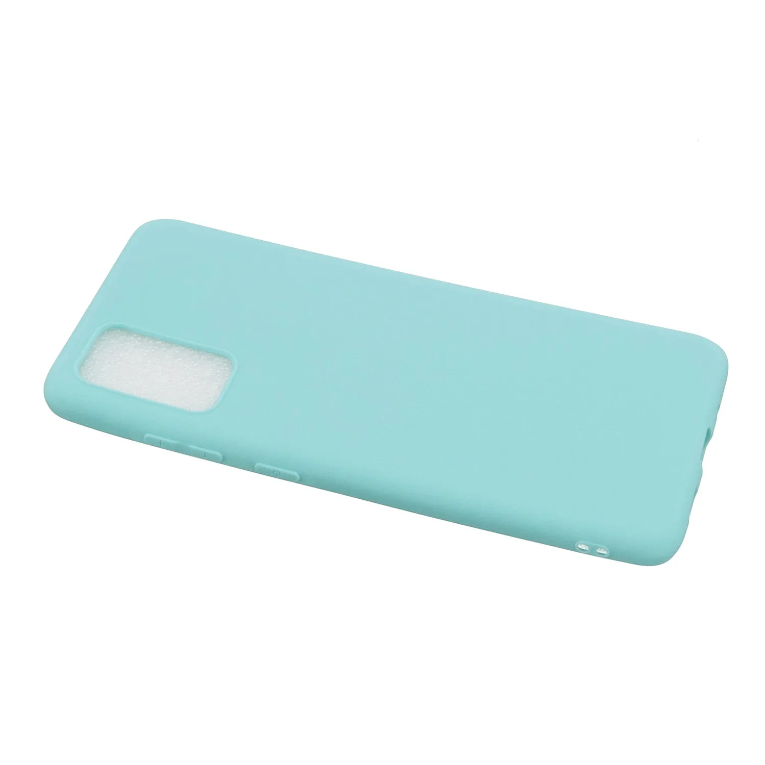 For Samsung A01/ A11/A21/A41/A51/A71/A81/A91 Mobile Phone Case Lovely Candy Color Matte TPU Anti-scratch Non-slip Protective Cover Back Case 8 light blue