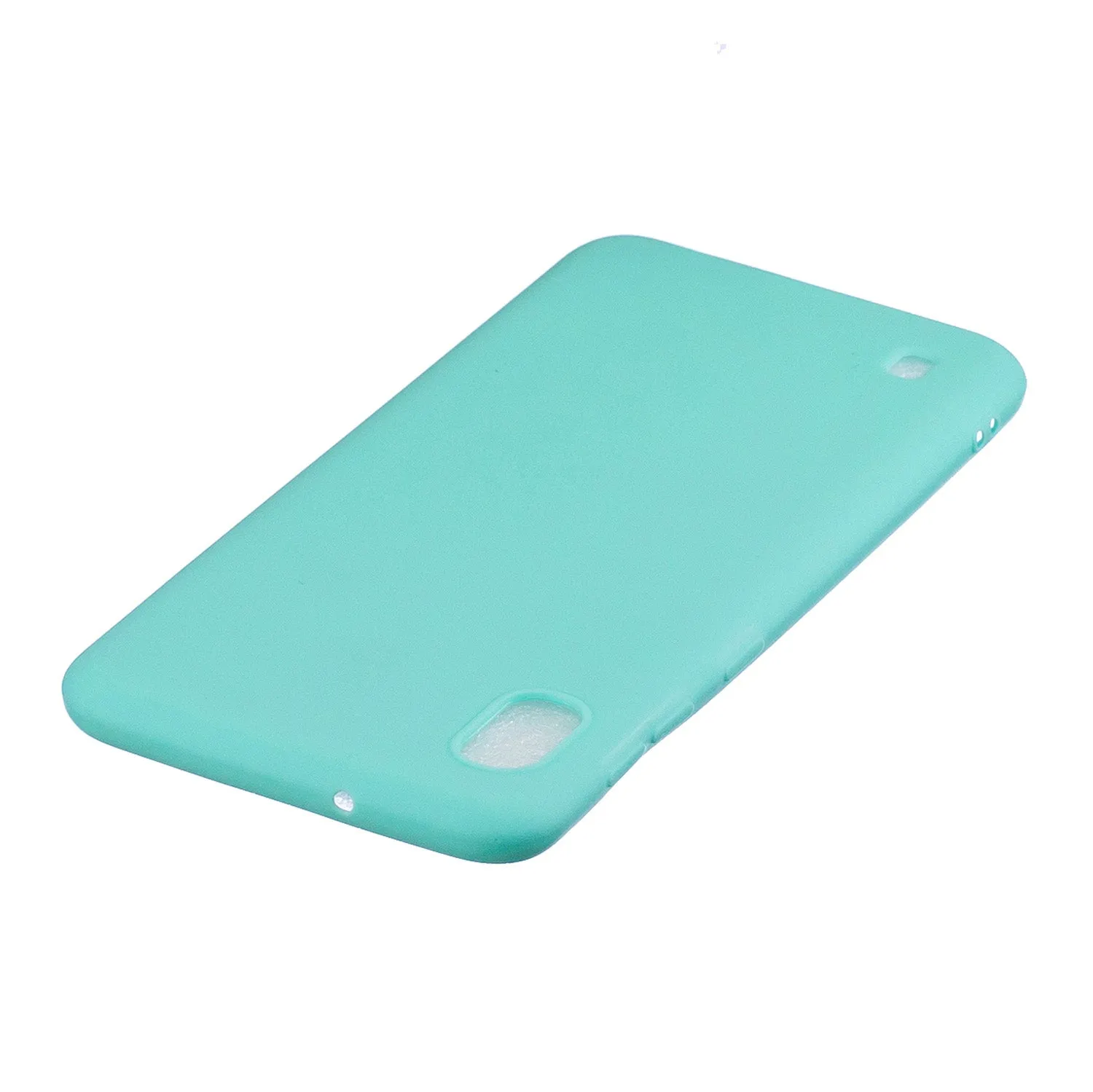 For Samsung A01/ A11/A21/A41/A51/A71/A81/A91 Mobile Phone Case Lovely Candy Color Matte TPU Anti-scratch Non-slip Protective Cover Back Case 8 light blue