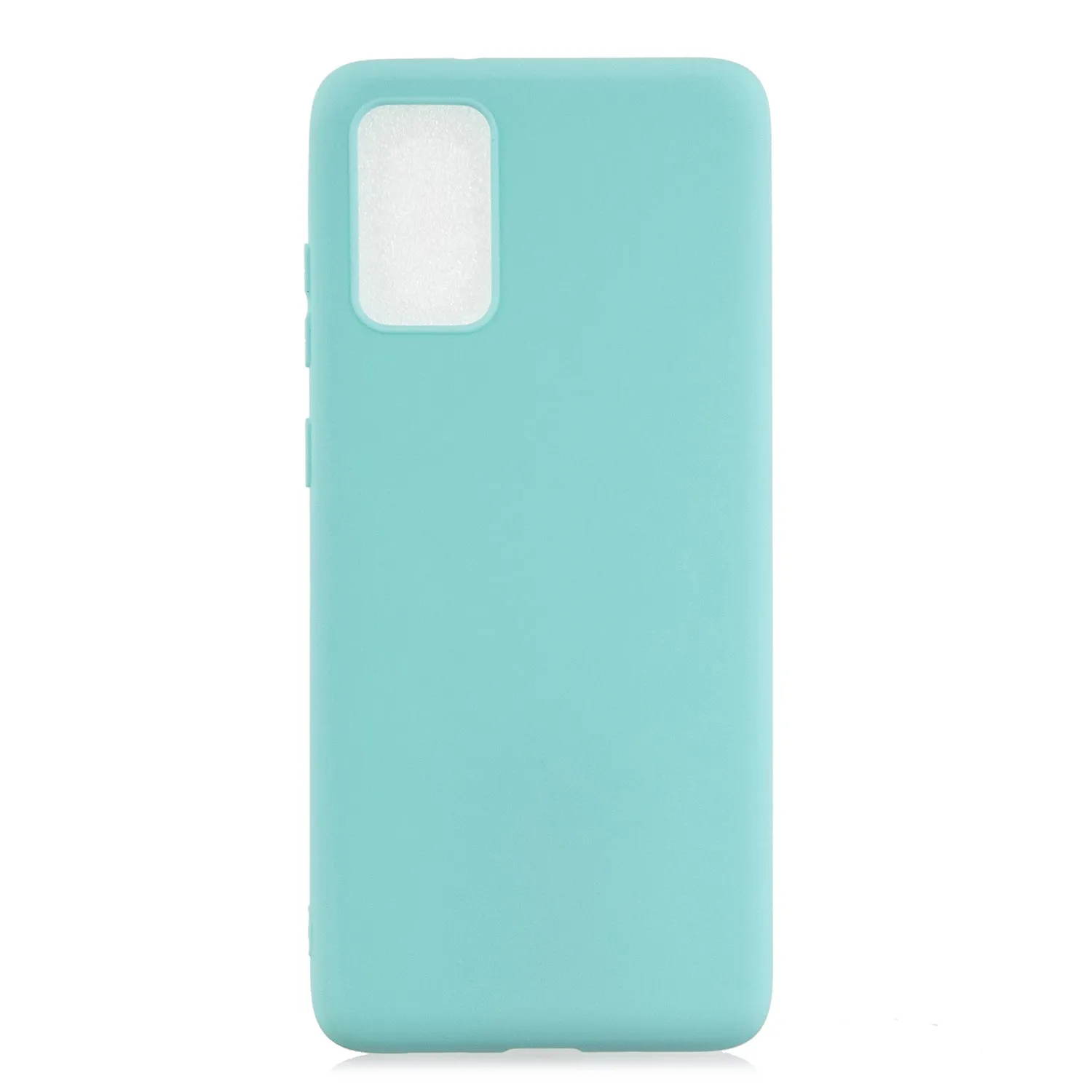 For Samsung A01/ A11/A21/A41/A51/A71/A81/A91 Mobile Phone Case Lovely Candy Color Matte TPU Anti-scratch Non-slip Protective Cover Back Case 8 light blue