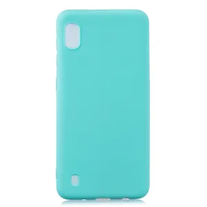 For Samsung A01/ A11/A21/A41/A51/A71/A81/A91 Mobile Phone Case Lovely Candy Color Matte TPU Anti-scratch Non-slip Protective Cover Back Case 8 light blue
