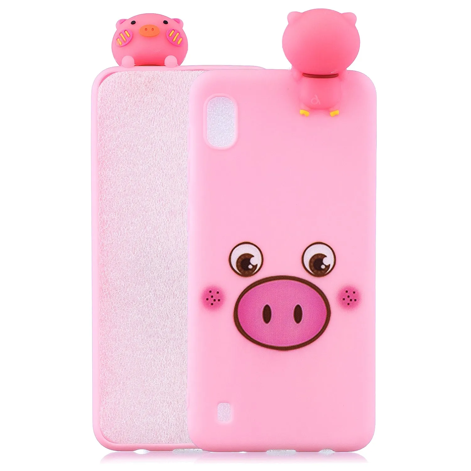 For Samsung A01 Soft TPU Case Back Cover 3D Cartoon Painting Mobile Phone Shell Love Unicorn