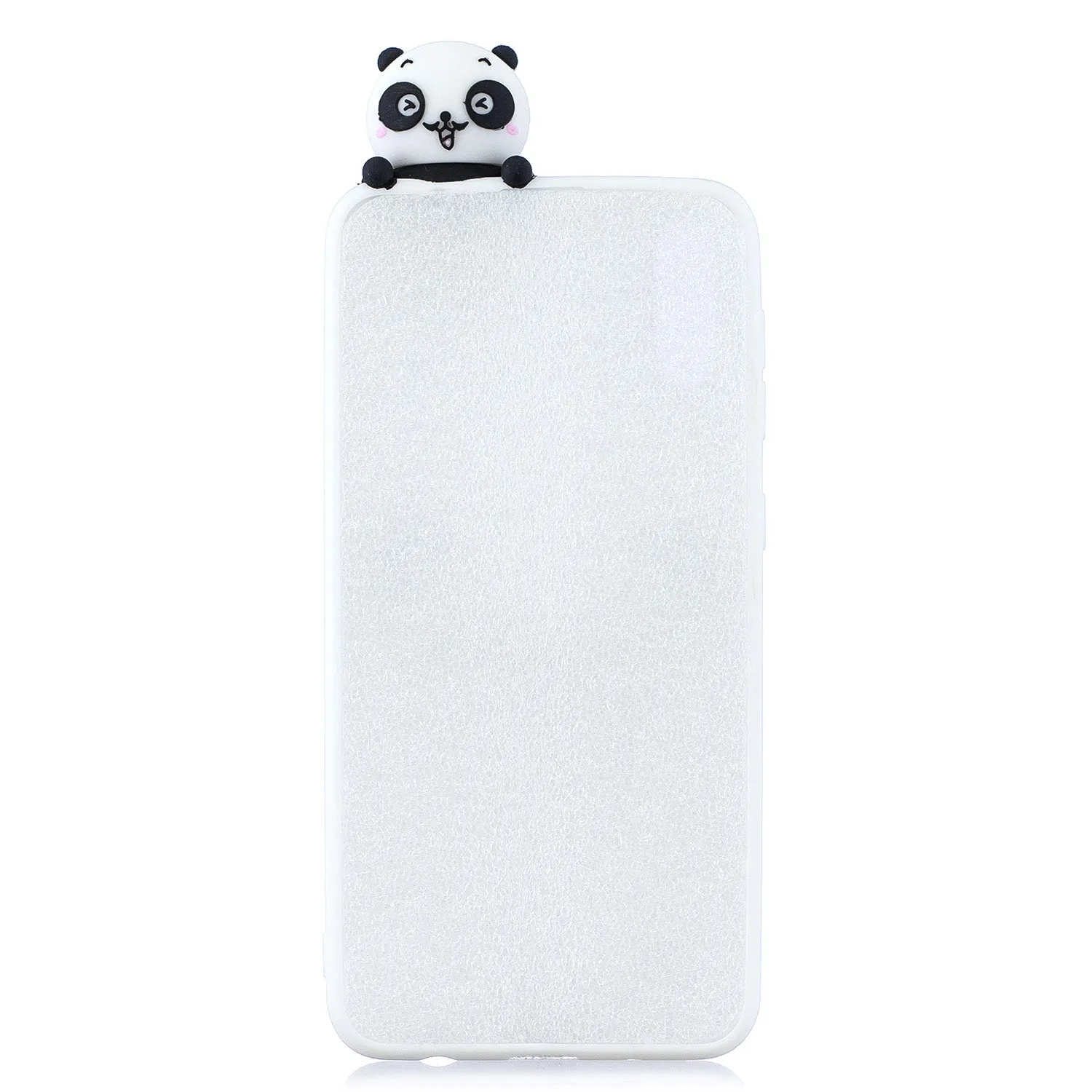 For Samsung A01 Soft TPU Case Back Cover 3D Cartoon Painting Mobile Phone Shell Smiley Panda