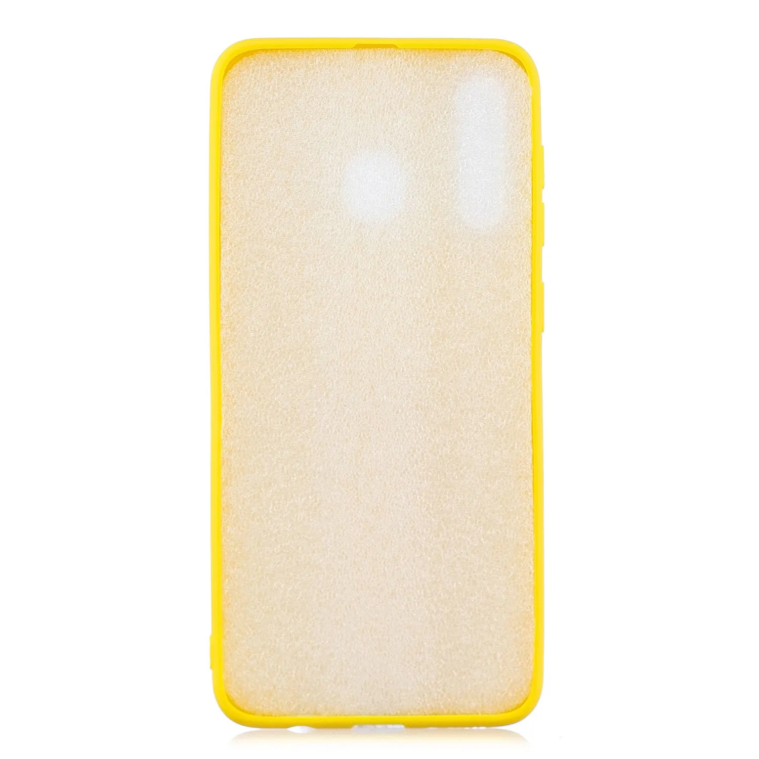 For Samsung A30 Lovely Candy Color Matte TPU Anti-scratch Non-slip Protective Cover Back Case red