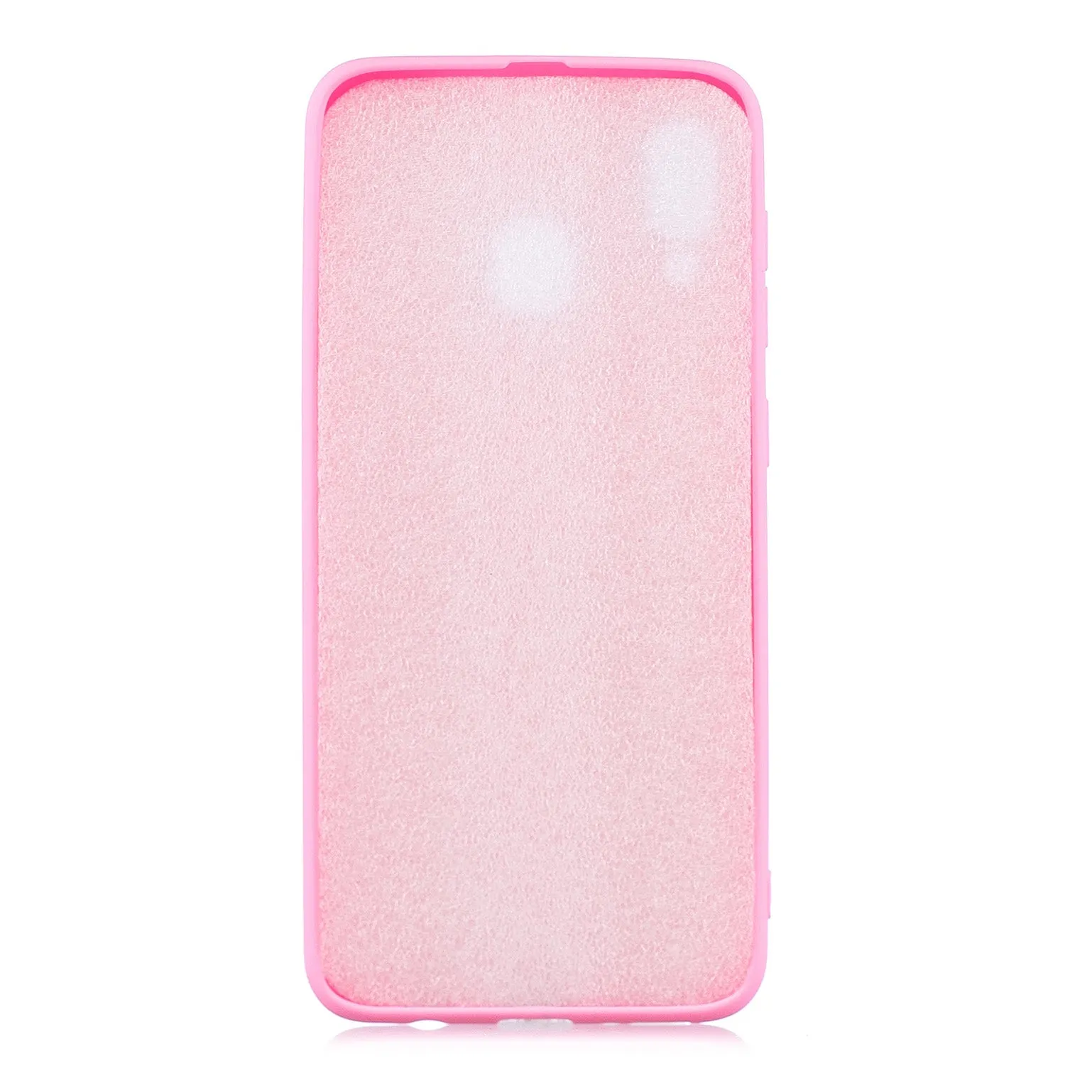 For Samsung A30 Lovely Candy Color Matte TPU Anti-scratch Non-slip Protective Cover Back Case red